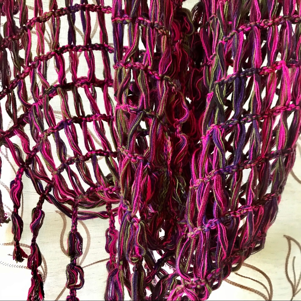 Open Knit Infinity Scarf - Picture 2 of 4